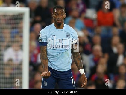 Ivan Toney di Brentford. - Crystal Palace contro Brentford, Premier League, Selhurst Park, Croydon, Regno Unito - 30 agosto 2022 solo per uso editoriale - si applicano restrizioni DataCo Foto Stock