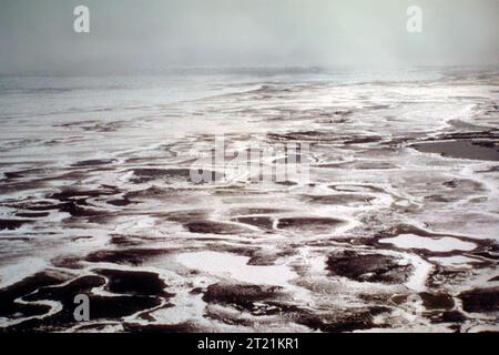 Vista aerea delle zone umide NWR del Delta dello Yukon; Habitat; YUDE. Soggetti: Scenics; Wetlands. Località: Alaska. Fish and Wildlife Service Site: RISERVA NATURALE NAZIONALE DEL DELTA DELLO YUKON. . 1998 - 2011. Foto Stock