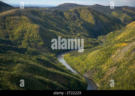 38930. Soggetti: Kanuti National Wildlife Refuge; ricreazione; turismo; paesaggi; osservazione della fauna selvatica; ; fiumi e ruscelli; Scenics; fotografia aerea. . 1998 - 2011. Foto Stock