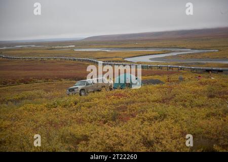 38930. Soggetti: Kanuti National Wildlife Refuge; KNWR; ricreazione; turismo; paesaggi; osservazione della fauna selvatica; Tundra; fiumi e ruscelli; Scenics. . 1998 - 2011. Foto Stock