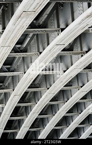 Vista della parte inferiore del Blackfriars Bridge Foto Stock