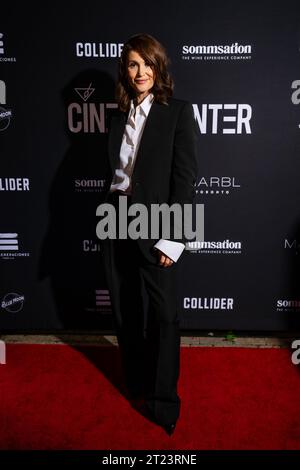 Il cast di 'The Critic' prima festa al Cinema Center di Marbl Toronto con: Gemma Arterton Where: Toronto, Canada When: 11 Set 2023 Credit: Lu Chau/WENN Foto Stock