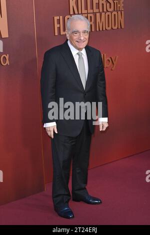 Los Angeles, USA. 16 ottobre 2023. Martin Scorsese, regista, sceneggiatore, produttore alla premiere di Los Angeles per "Killers of the Flower Moon" al Dolby Theatre di Hollywood. Credito immagine: Paul Smith/Alamy Live News Foto Stock