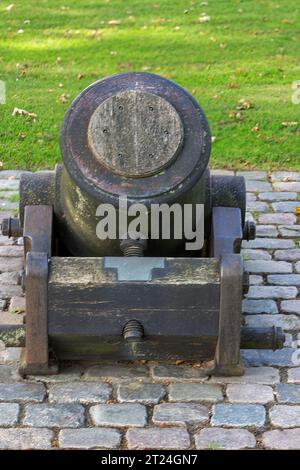 Piccolo cannone a Kastellet, Copenhagen Foto Stock