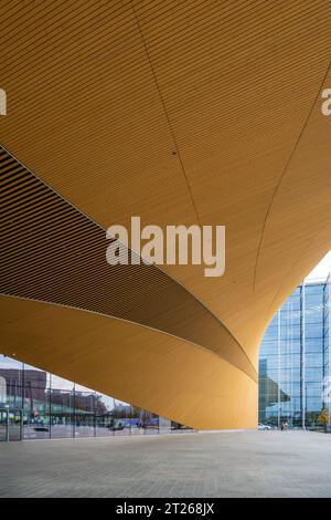 Biblioteca Centrale di Helsinki Oodi, Finlandia Foto Stock