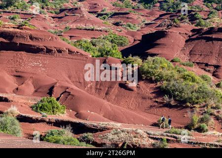 Il devil's Canyon a Saint Jean-de-la-Blaquiere. Occitanie, Francia Foto Stock