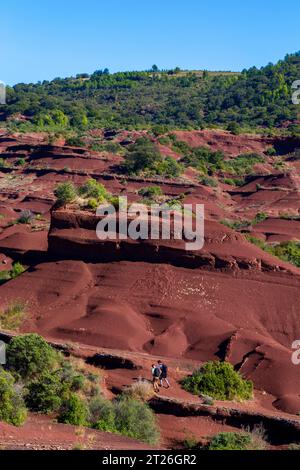 Il devil's Canyon a Saint Jean-de-la-Blaquiere. Occitanie, Francia Foto Stock