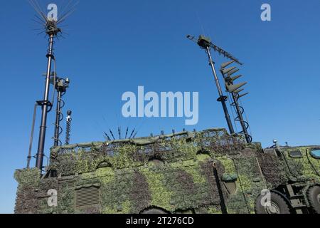 STARKOM Armoured Electronic Warfare, Military, Jammers, Electronic Warfare, EW, Jammer di comunicazione tattica, antenne, equipaggiamento dell'esercito ceco Foto Stock