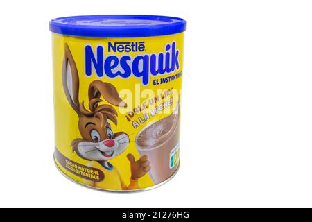 Frappè al cioccolato Nesquik Foto stock - Alamy