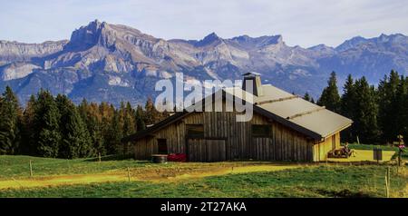 Megeve in Demi Quartier in Chalet De la Vieille , alta Savoia in Francia Foto Stock