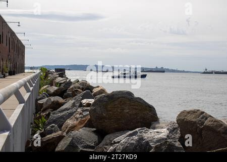 brooklyn new york red hook yard Foto Stock