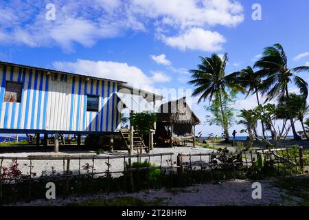 Kiriwina Island Architecture, Papua nuova Guinea Foto Stock