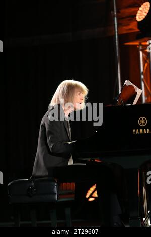 Cracovia, Polonia - 3 novembre 2015: Carla Bley Trios suona musica dal vivo al Cracow Jazz All Souls Day Festival di Cracovia. Polonia Foto Stock