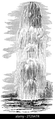 Restaurato digitalmente da "The Condensed American Encyclopedia" pubblicato nel 1882. Foto Stock