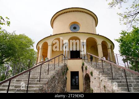 Serralunga di Crea, la Cappella del Paradiso sul Sacro Monte, il Sacro Monte di Crea Santuario Madonna di Crea, Piemonte, Italia, Piemonte, Italia Foto Stock