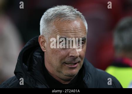 Il manager neozelandese Darren Bazeley. - Australia contro nuova Zelanda, International Friendly Match, Gtech Community Stadium, Brentford, Londra, Regno Unito - 17 ottobre 2023. Solo per uso editoriale - si applicano le restrizioni DataCo Foto Stock