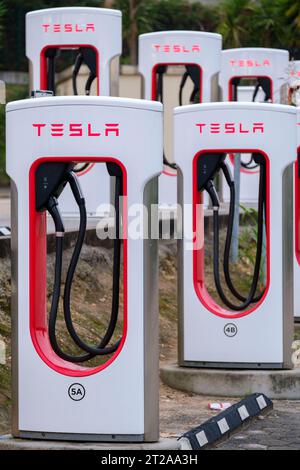 SUC Supercharger Tesla Foto Stock