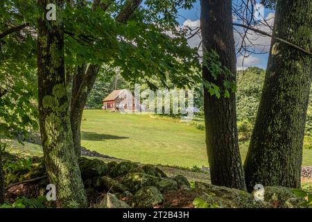 Nuova fattoria di Salem che vende sidro fatto in casa utilizzando mele del loro frutteto Foto Stock