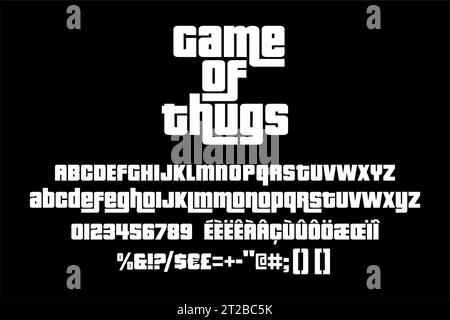 I teppisti hanno il loro alfabeto Illustrazione Vettoriale