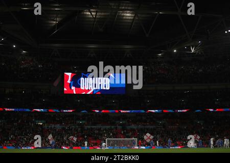 - Inghilterra contro Italia, UEFA EURO 2024 Qualifier Group C, Wembley Stadium, Londra, Regno Unito - 17 ottobre 2023. Foto Stock