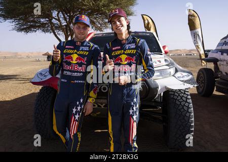 QUINTERO Seth (usa), Toyota Gazoo Racing, Toyota GR DKR Hilux, FIA W2RC, ritratto durante i prossimi tryouts FIA W2RC del Rallye du Maroc 2023, il 18 ottobre 2023 intorno a Merzouga, Marocco Foto Stock