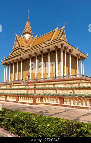 Centro di meditazione buddista Sontte Wan, a Oudong, l'ex capitale della Cambogia Foto Stock