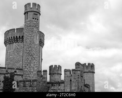 Antica torre del castello celtico, castello di Blackrock in Irlanda. Fortezza dell'Osservatorio di Blackrock Foto Stock