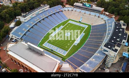 Chapel Hill, North Carolina - 6 ottobre 2023: Kenan Stadium, sede della squadra di football dei Tar Heels della University of North Carolina. Foto Stock