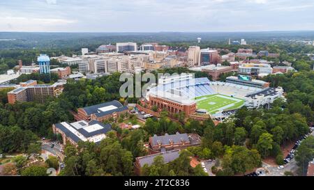 Chapel Hill, North Carolina - 6 ottobre 2023: Kenan Stadium, sede della squadra di football dei Tar Heels della University of North Carolina. Foto Stock