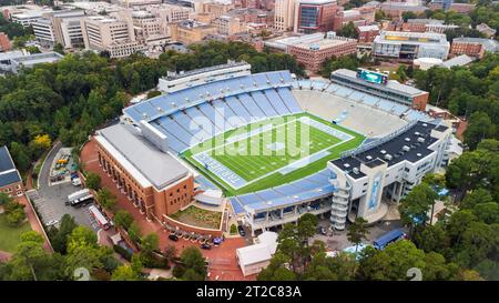 Chapel Hill, North Carolina - 6 ottobre 2023: Kenan Stadium, sede della squadra di football dei Tar Heels della University of North Carolina. Foto Stock