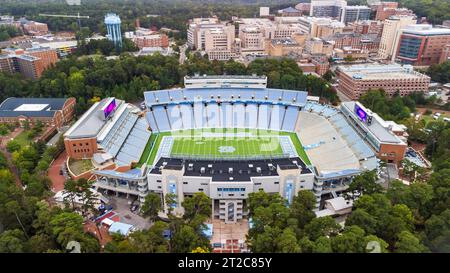 Chapel Hill, North Carolina - 6 ottobre 2023: Kenan Stadium, sede della squadra di football dei Tar Heels della University of North Carolina. Foto Stock