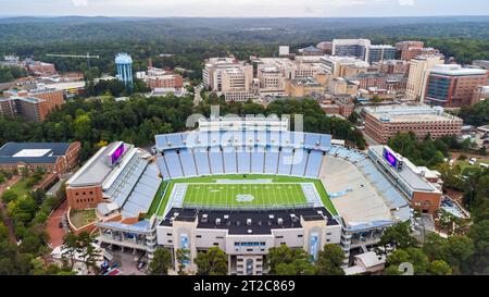 Chapel Hill, North Carolina - 6 ottobre 2023: Kenan Stadium, sede della squadra di football dei Tar Heels della University of North Carolina. Foto Stock