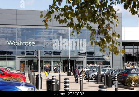 Waitrose Store, futura Park, Crane Boulevard, Ipswich, Suffolk, Inghilterra, Regno Unito Foto Stock