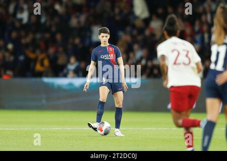 Parigi, Francia. 18 ottobre 2023. ELISA De Almeida (PSG) calcio/calcio : UEFA Women's Champions League Round2 partita di andata e ritorno tra Paris Saint-Germain femminile 3-1 Manchester United WFC al Parc des Princes di Parigi, Francia . Crediti: Mutsu Kawamori/AFLO/Alamy Live News Foto Stock