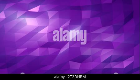 Astratto viola argento basso polytriangular sfondo mesh. Foto Stock