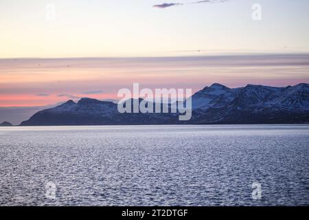 Fiordo tranquillo Foto Stock