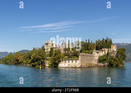 Villa Borghese-Cavazza, Isola del Garda, Isola del Garda, Lago di Garda, alta Italia, Italia Foto Stock