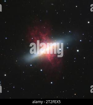 Messier 82, il Cigar Galaxy. Foto Stock