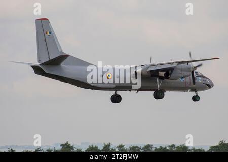 Aeronautica militare rumena An-26, Ostrava, Repubblica Ceca. Foto Stock