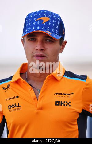 Austin, USA. 19 ottobre 2023. Lando Norris (GBR) McLaren. 19.10.2023. Campionato del mondo di Formula 1, Rd 19, Gran Premio degli Stati Uniti, Austin, Texas, USA, preparazione giorno. Il credito fotografico dovrebbe essere: XPB/Press Association Images. Credito: XPB Images Ltd/Alamy Live News Foto Stock