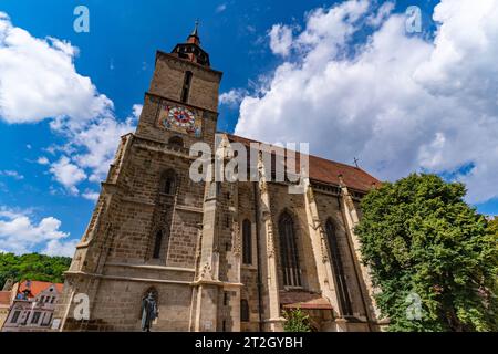 Chiesa Nera a Brasov, Transilvania, Romania Foto Stock