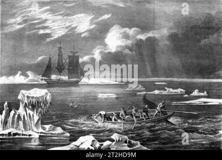 Journal of a Voyage to Greenland, nell'anno 1821, tavola 16 Foto Stock