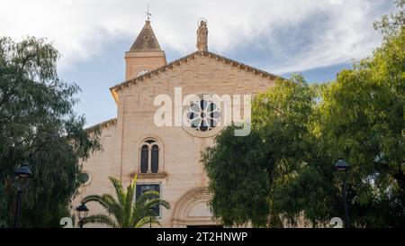 Vecchia chiesa di Porto Cristo, Manacor, Maiorca Foto Stock