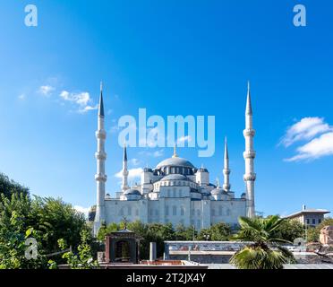 Istanbul, Turchia, la Moschea Blu nota anche come Moschea Sultan Ahmed (turco: Sultan Ahmet Camii). Foto Stock