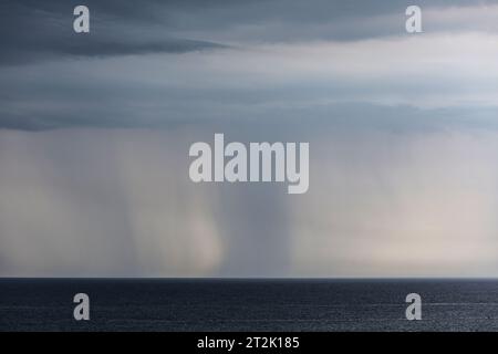 Penisola di Neringa, piogge intense. Lituania Foto Stock