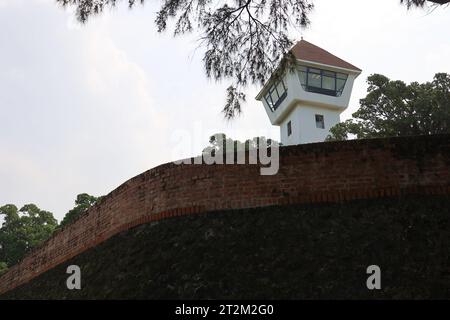 Tainan City, Taiwan, 15 settembre 2023. Piattaforma di osservazione del forte di Anping. Foto Stock