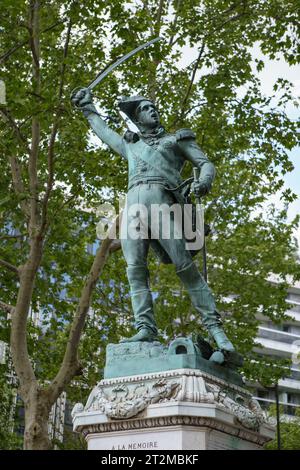 Statua di Michel Ney di Francesco Rude. PARIGI - 29 APRILE 2019 Foto Stock