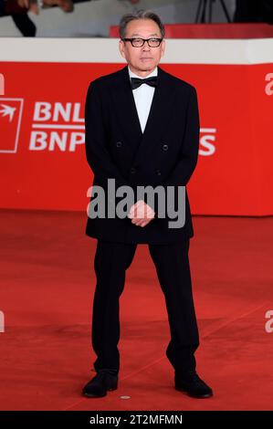 Shigeru Umebayashi bei der Festivaleröffnung mit der Premiere des Kinofilms 'c'è ancora domani' auf dem 18. Internationalen Filmfestival von Rom / Festa del Cinema di Roma 2023 im Auditorium Parco della musica. ROM, 18.10.2023 Foto Stock