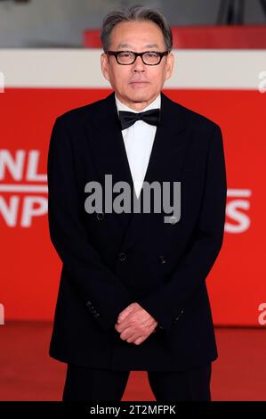 Shigeru Umebayashi bei der Festivaleröffnung mit der Premiere des Kinofilms 'c'è ancora domani' auf dem 18. Internationalen Filmfestival von Rom / Festa del Cinema di Roma 2023 im Auditorium Parco della musica. ROM, 18.10.2023 Foto Stock