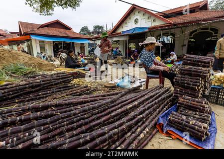 Il mercato Bac ha nel Vietnam del Nord Foto Stock